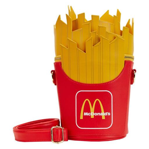 Crossbody bag in the form of McDonald's French fries 